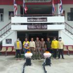 ท่านนายกท่านรองฯเเละผอ.กองสาธารณสุขฯนำเจ้าหน้าที่ฉีดพ่นยาฆ่า